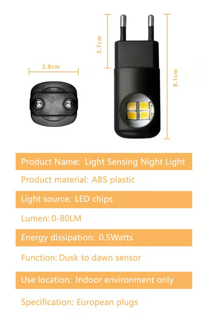 LED Wall Socket Night Light