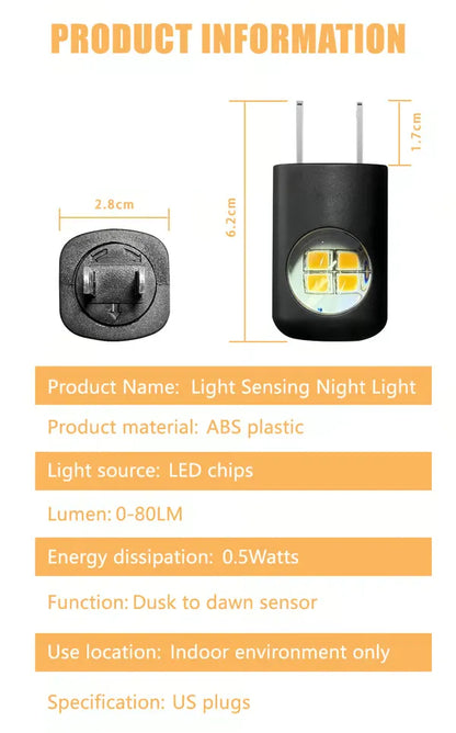 LED Wall Socket Night Light
