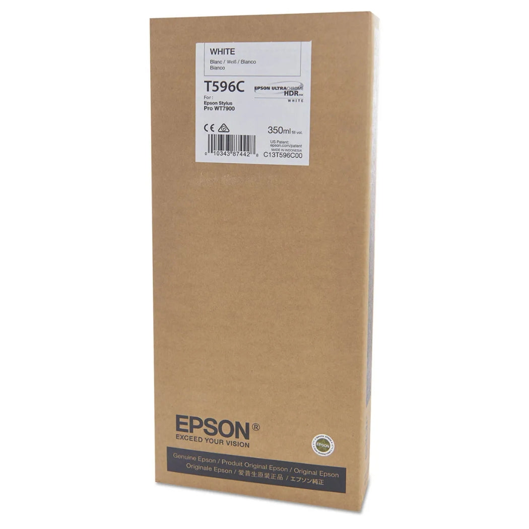 Epson T596 White Ink Cartridge, T596C00